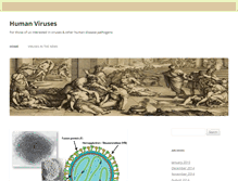 Tablet Screenshot of humanviruses.org